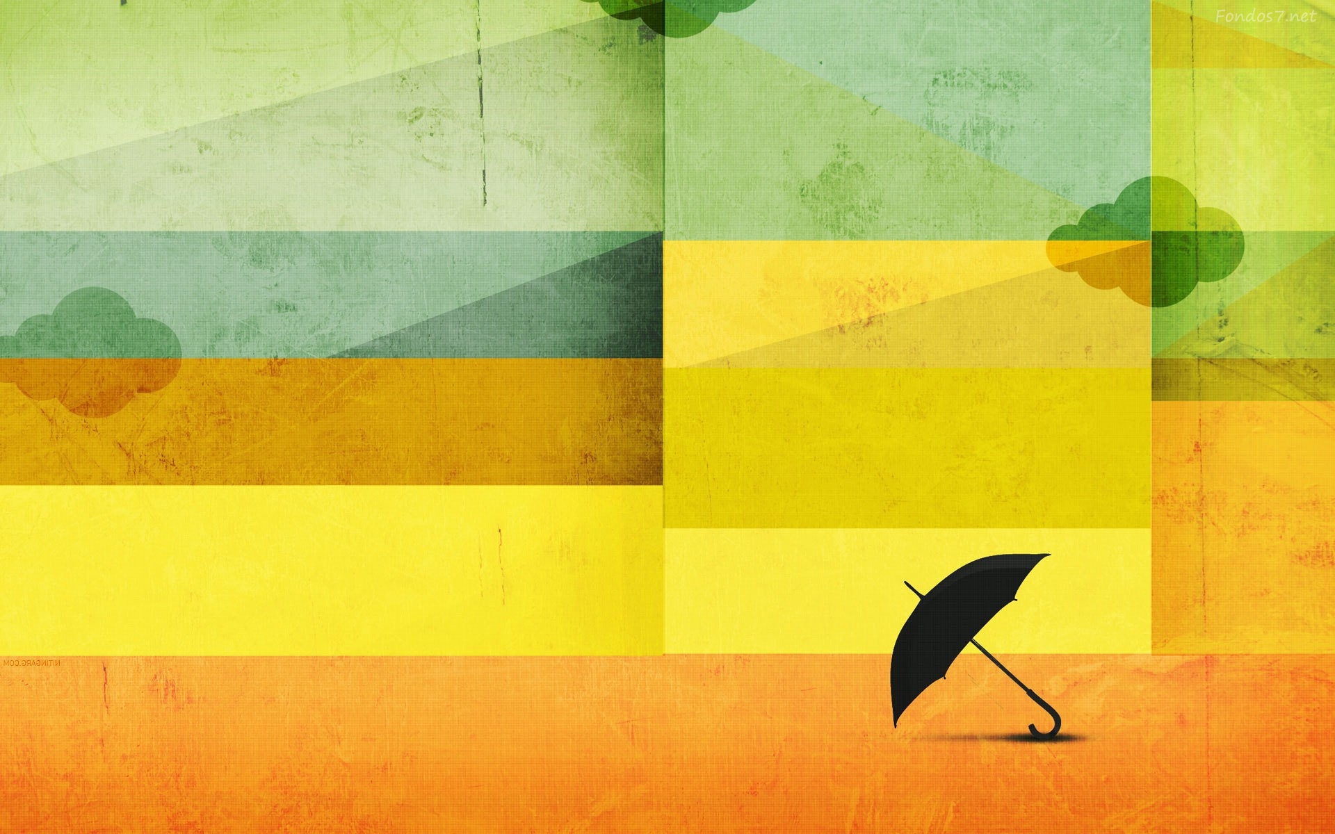 Umbrella Abstract - HD Wallpaper 