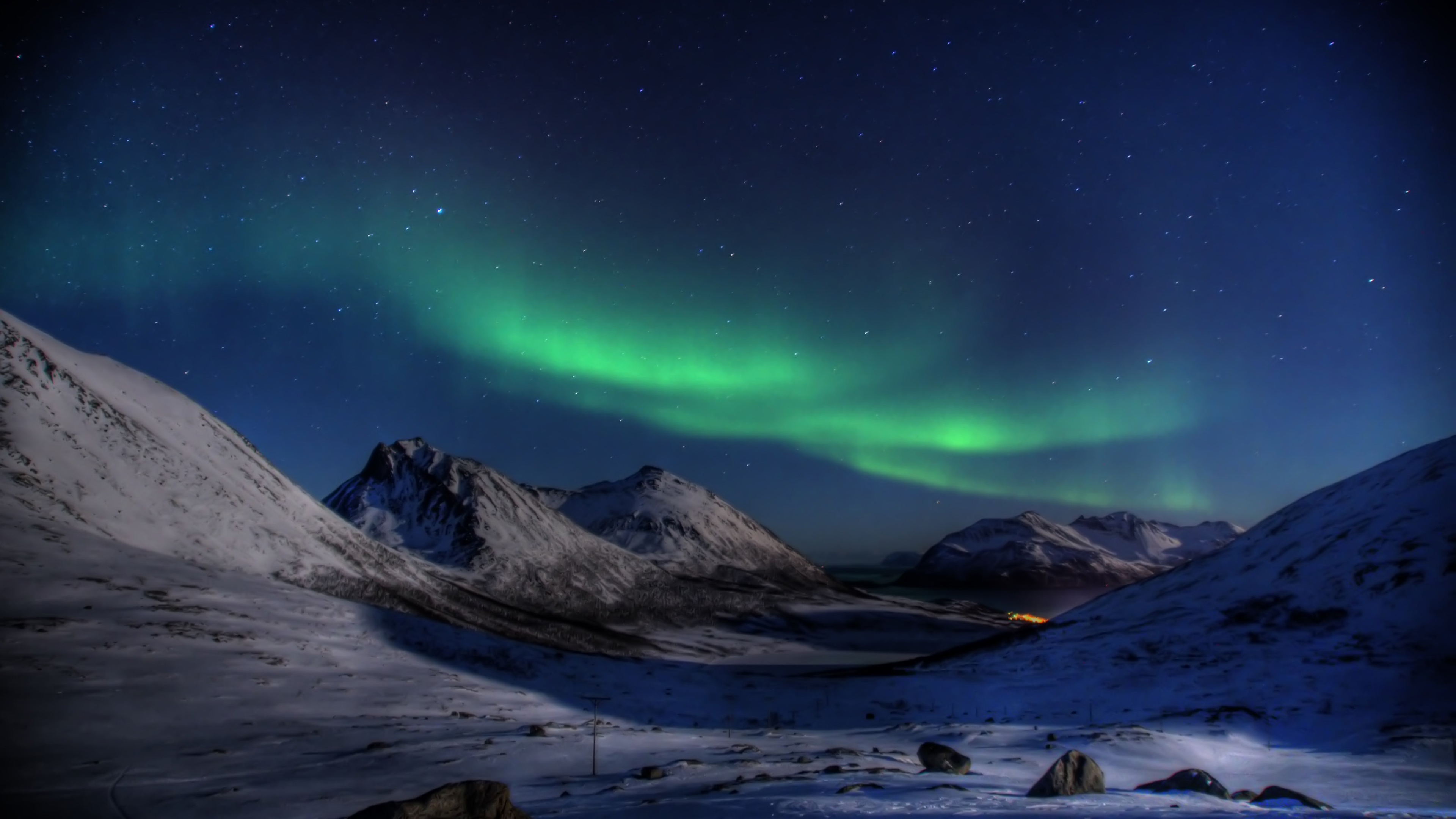 Ultra Hd Wallpaper Aurora Borealis - HD Wallpaper 