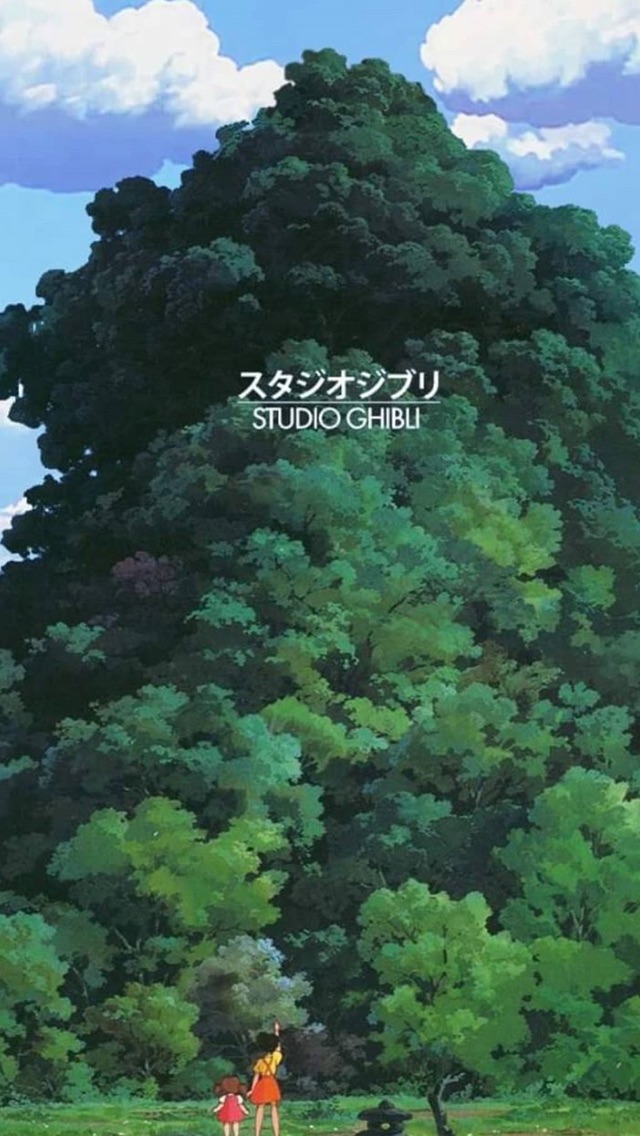 Studio Ghibli, Anime, And Wallpaper Image - Studio Ghibli Phone Backgrounds - HD Wallpaper 
