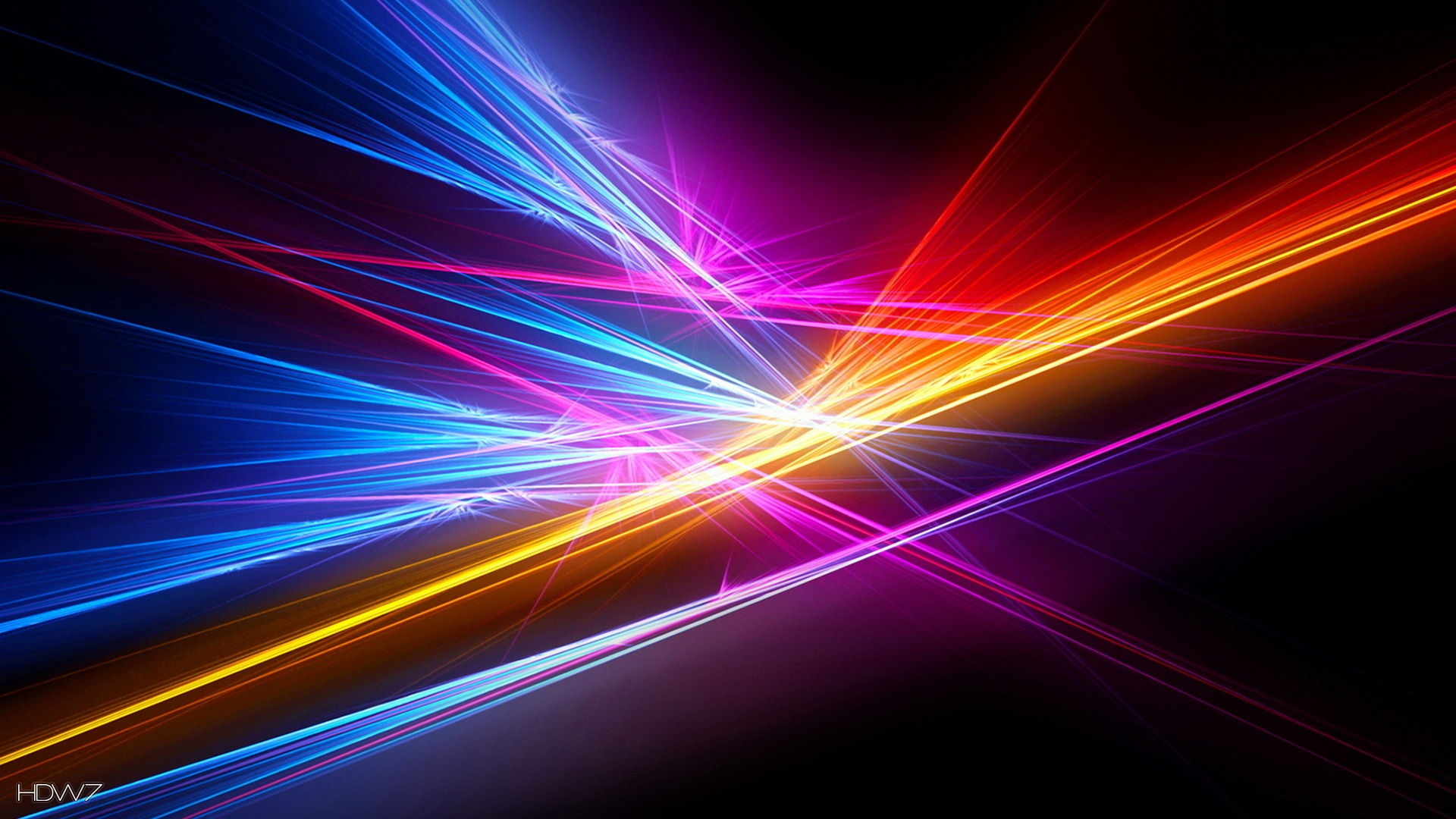 Abstract Electric Light Lines - Fond D Écran Abstrait Hd - HD Wallpaper 