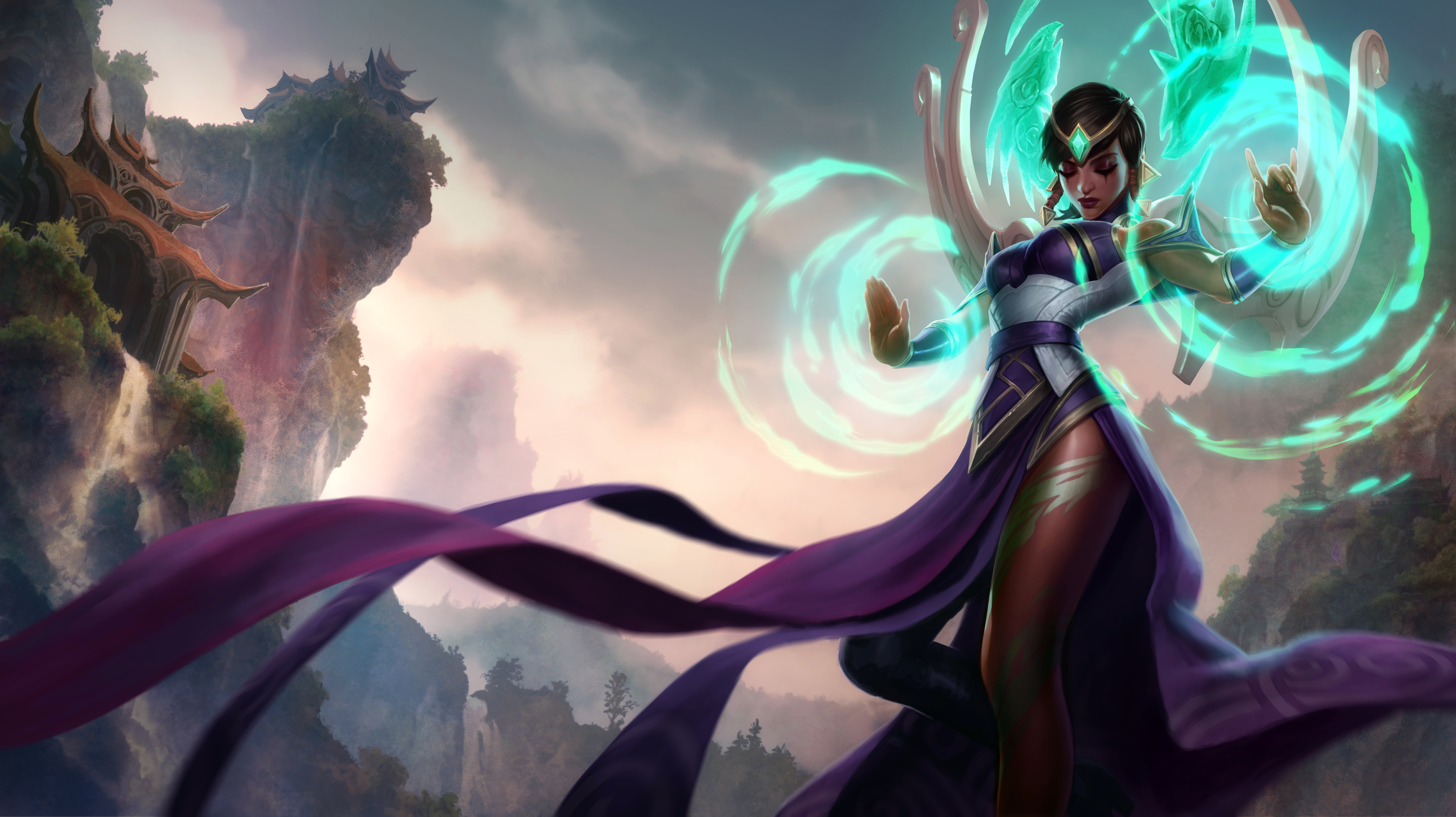 League Of Legends Karma - HD Wallpaper 