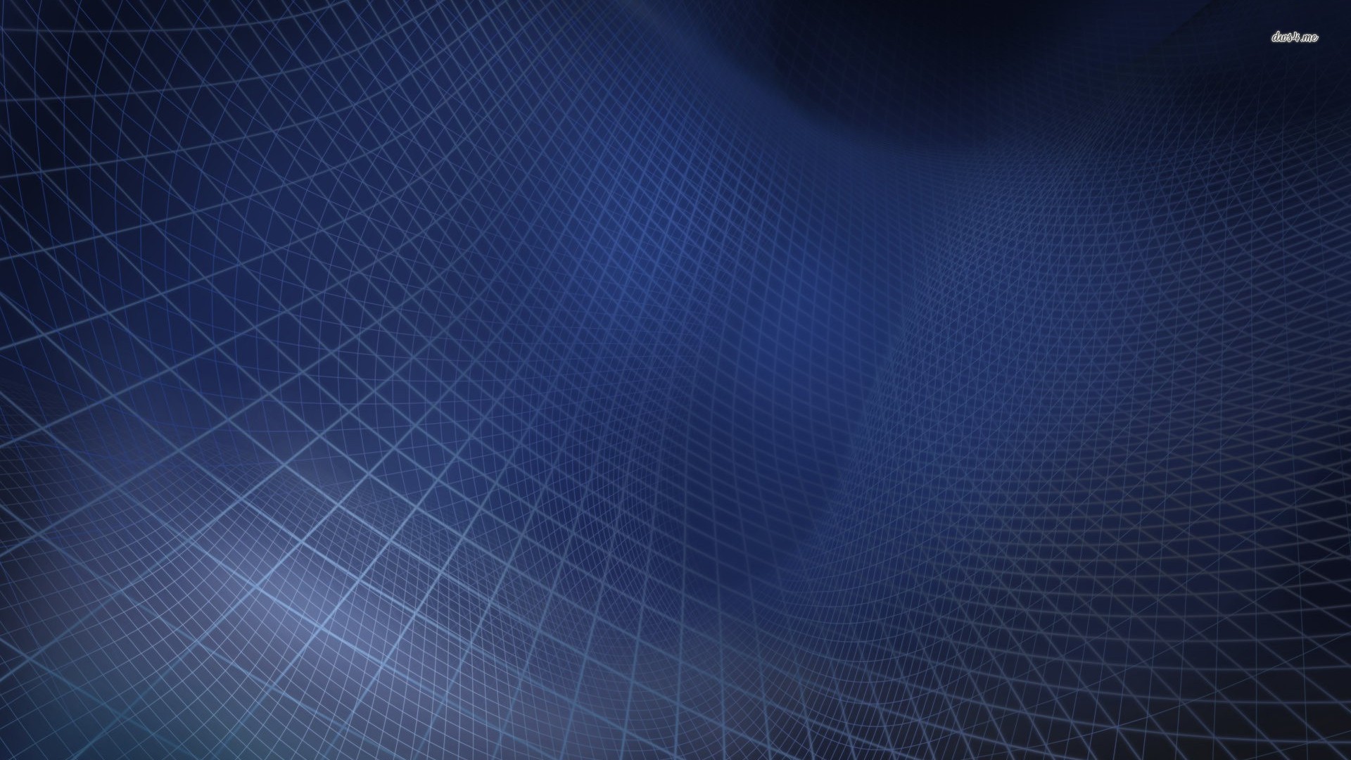 Blue Grid Abstract - HD Wallpaper 