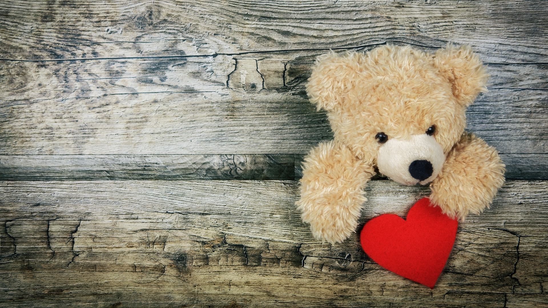 Wallpaper Teddy Bear Heart Valentines Day Love Teddy Bear Wallpaper For Desktop 1366x768 Wallpaper Teahub Io