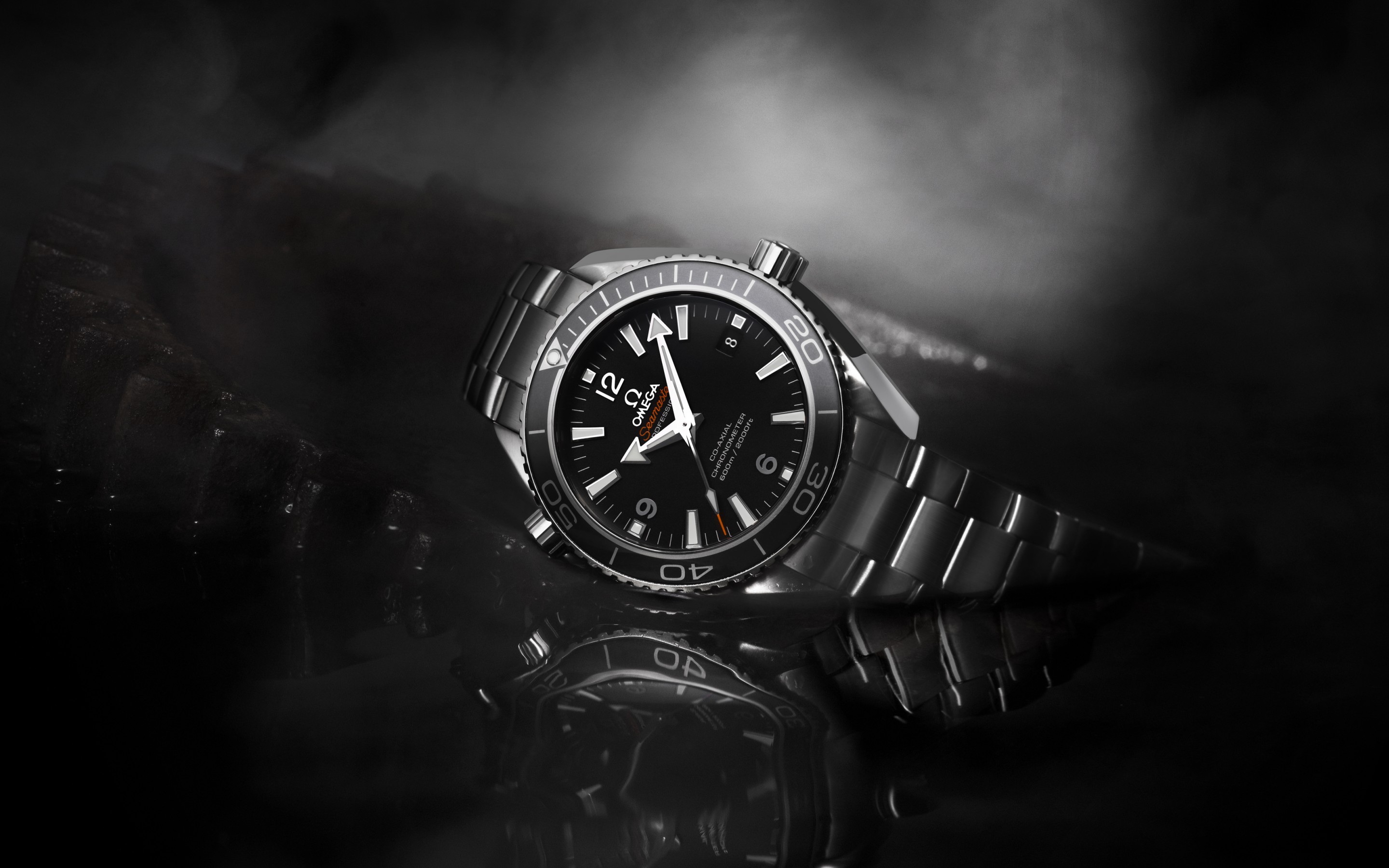 Wallpaper Of Omega Seamaster Professional Часы James - Omega Seamaster Professional Deep Black - HD Wallpaper 