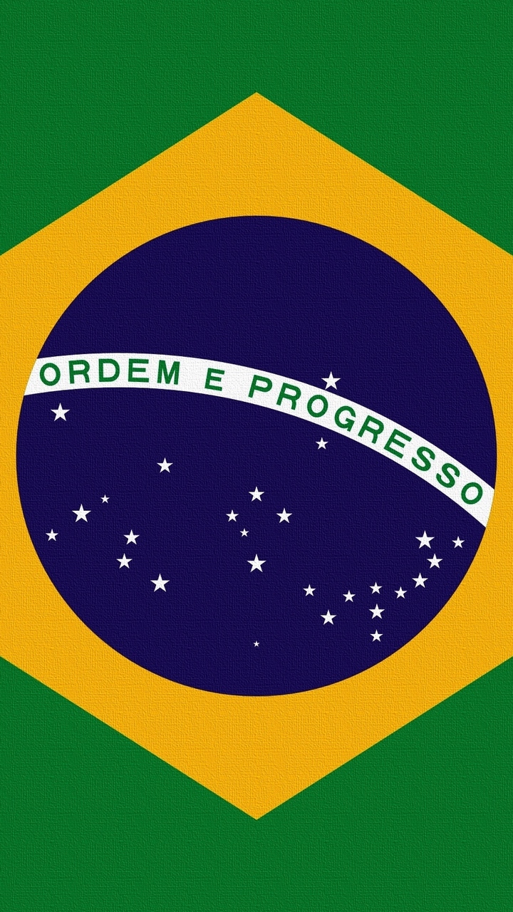 Wallpaper Flag, Brazil, Symbolism - Circle - HD Wallpaper 