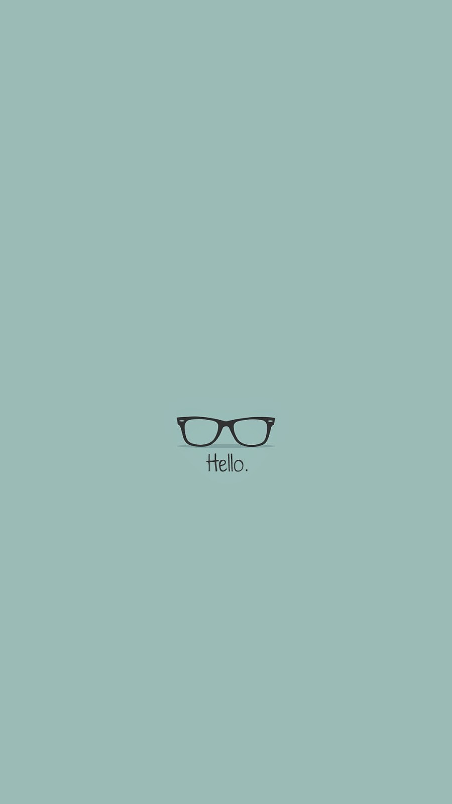 Hipster Glasses Hello Iphone 6 Wallpaper - Simple Wallpaper Iphone 6 - HD Wallpaper 
