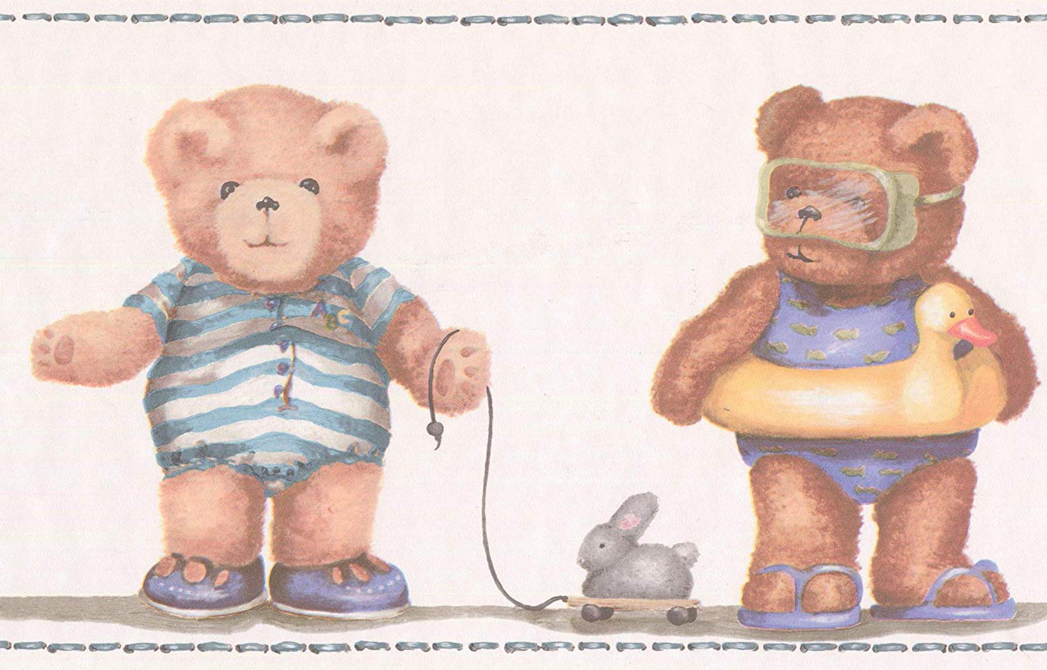 Border Teddy Bear - HD Wallpaper 