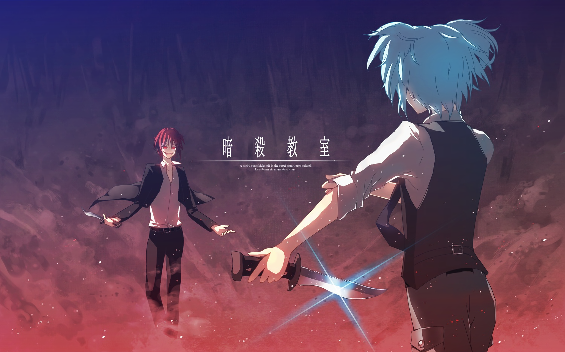 Karma Akabane And Nagisa - HD Wallpaper 