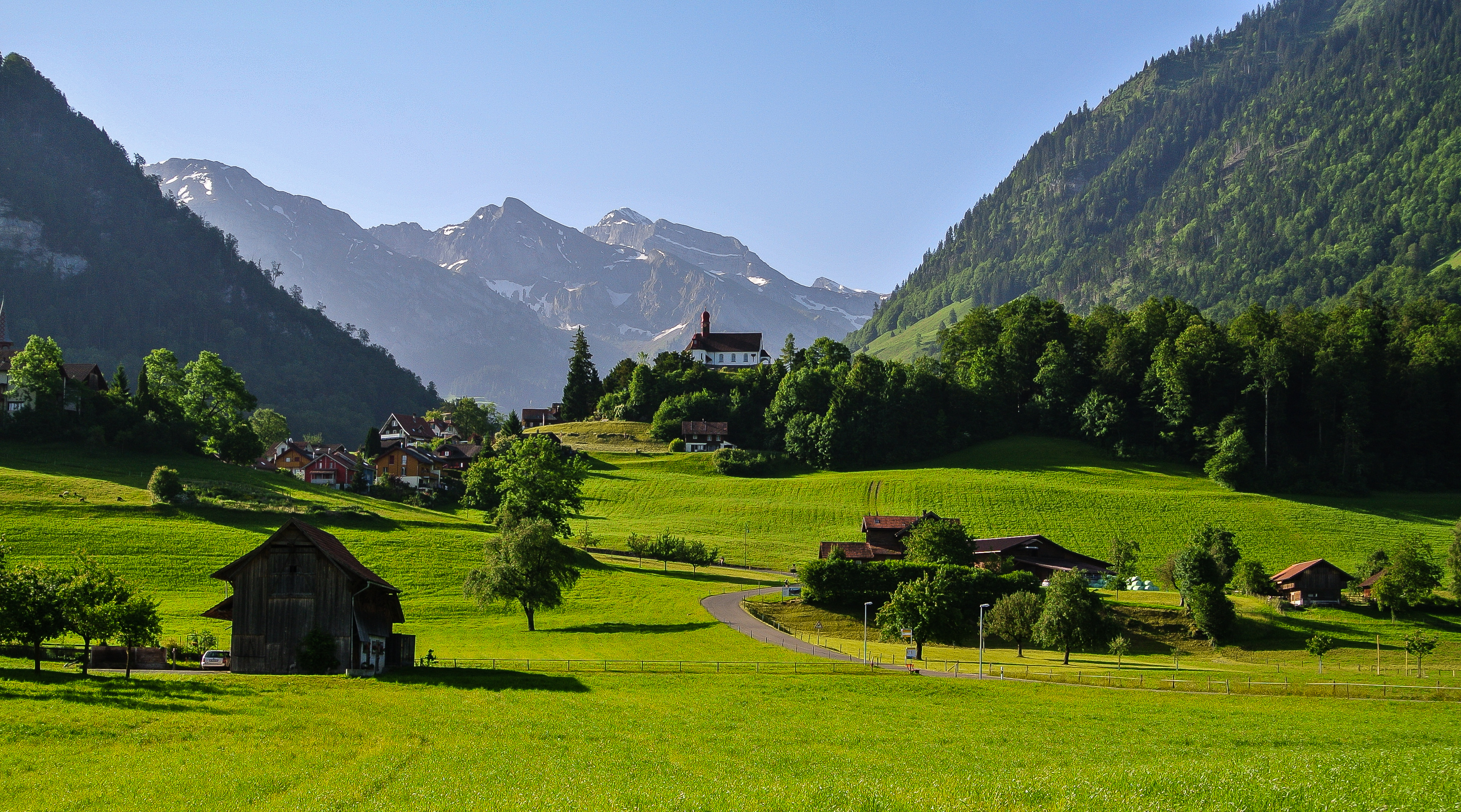 Switzerland Landscape - HD Wallpaper 