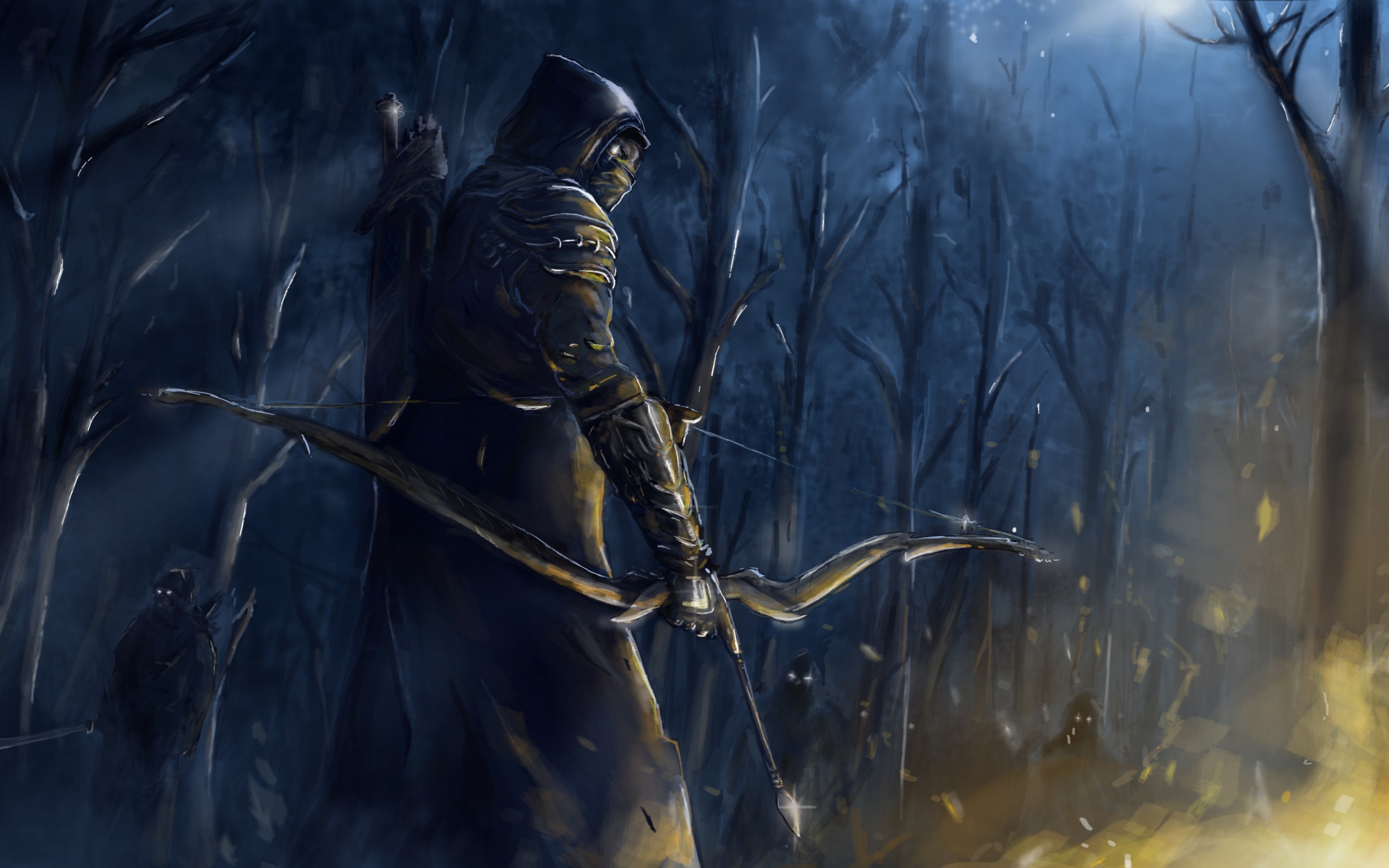 Elder Scrolls Archer Art - HD Wallpaper 