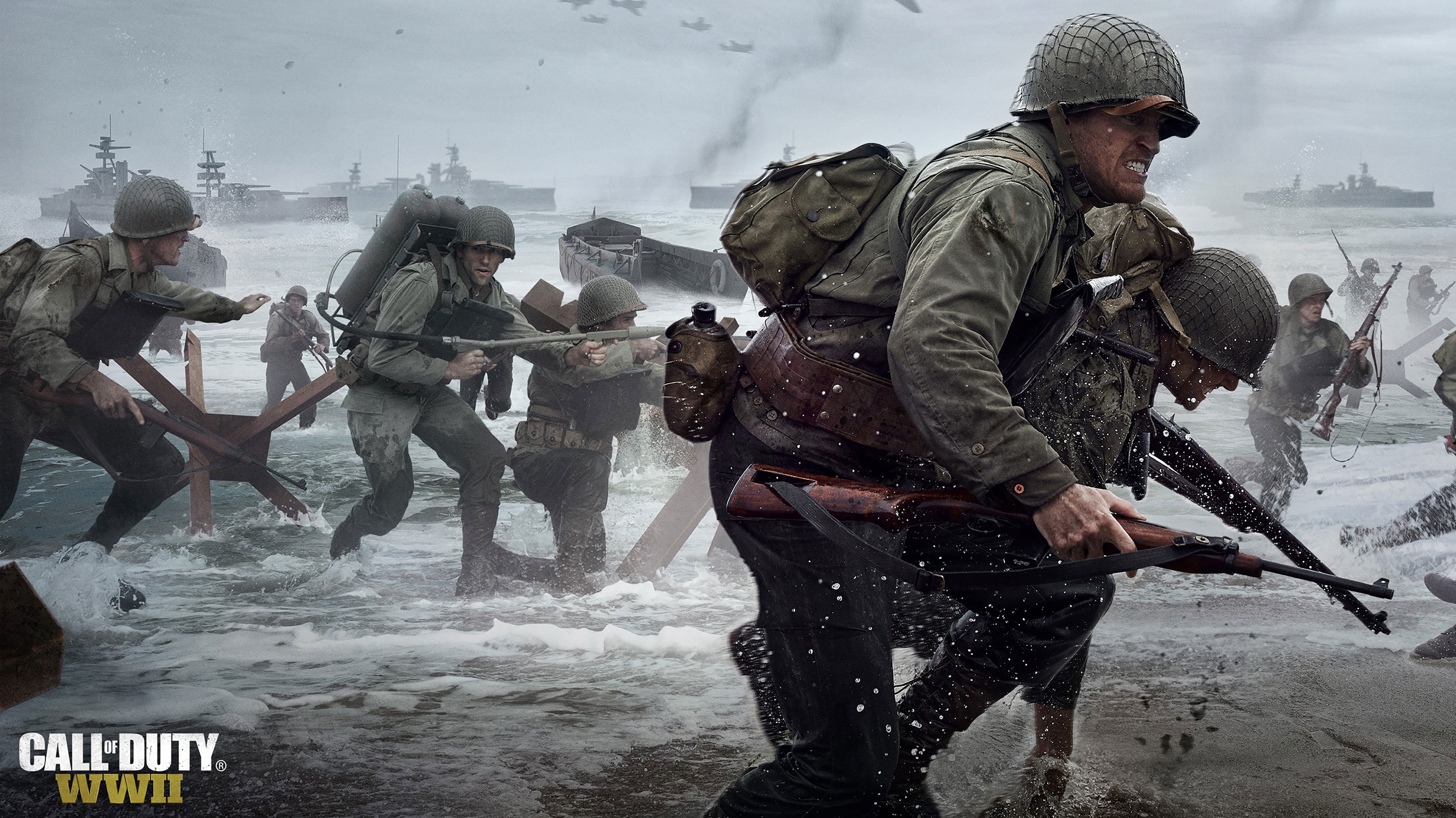 Call Of Duty Wwii Wallpapers In Ultra Hd 4k - Call Of Duty Ww2 Wallpaper 4k - HD Wallpaper 