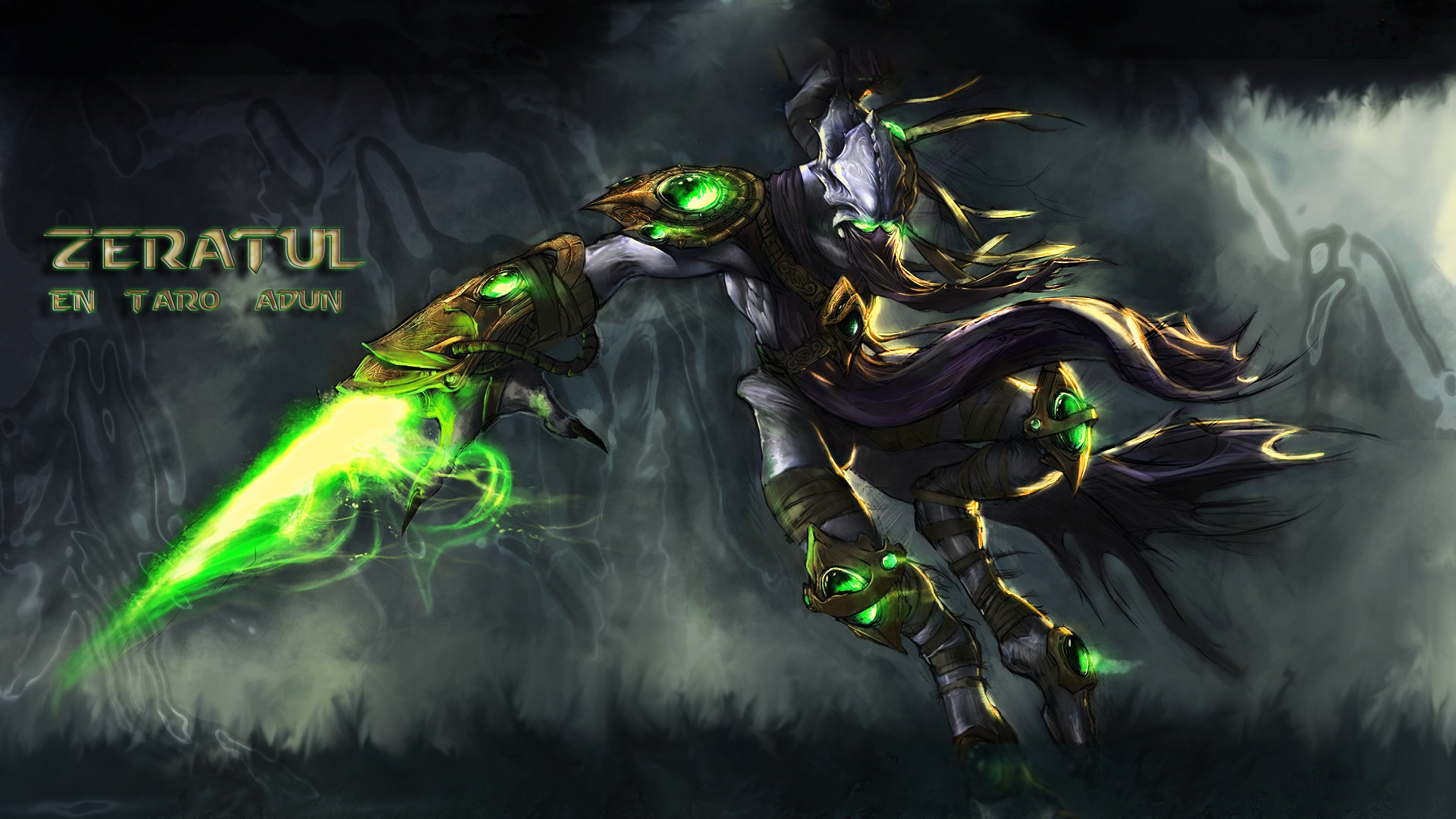 Wallpaper Starcraft, Warcraft, Zeratul, Heroes Of The - Zeratul Hd - HD Wallpaper 
