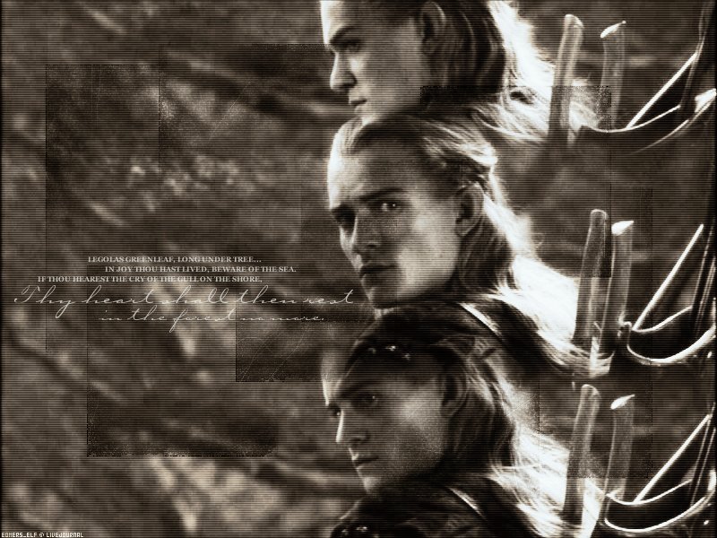 Legolas Greenleaf, Son Of Thranduil - Monochrome - HD Wallpaper 