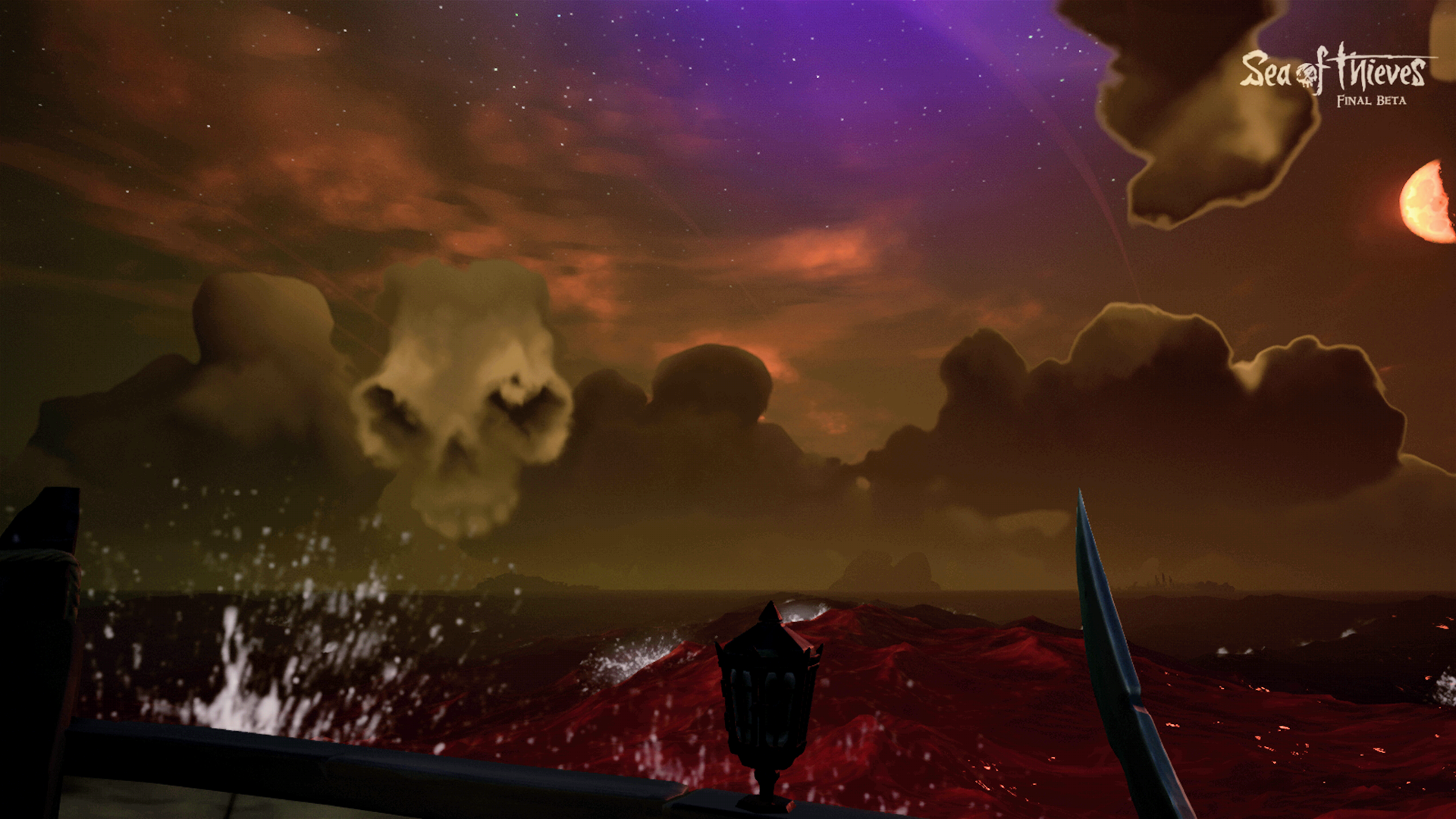 Sea Of Thieves Blood Sea - HD Wallpaper 