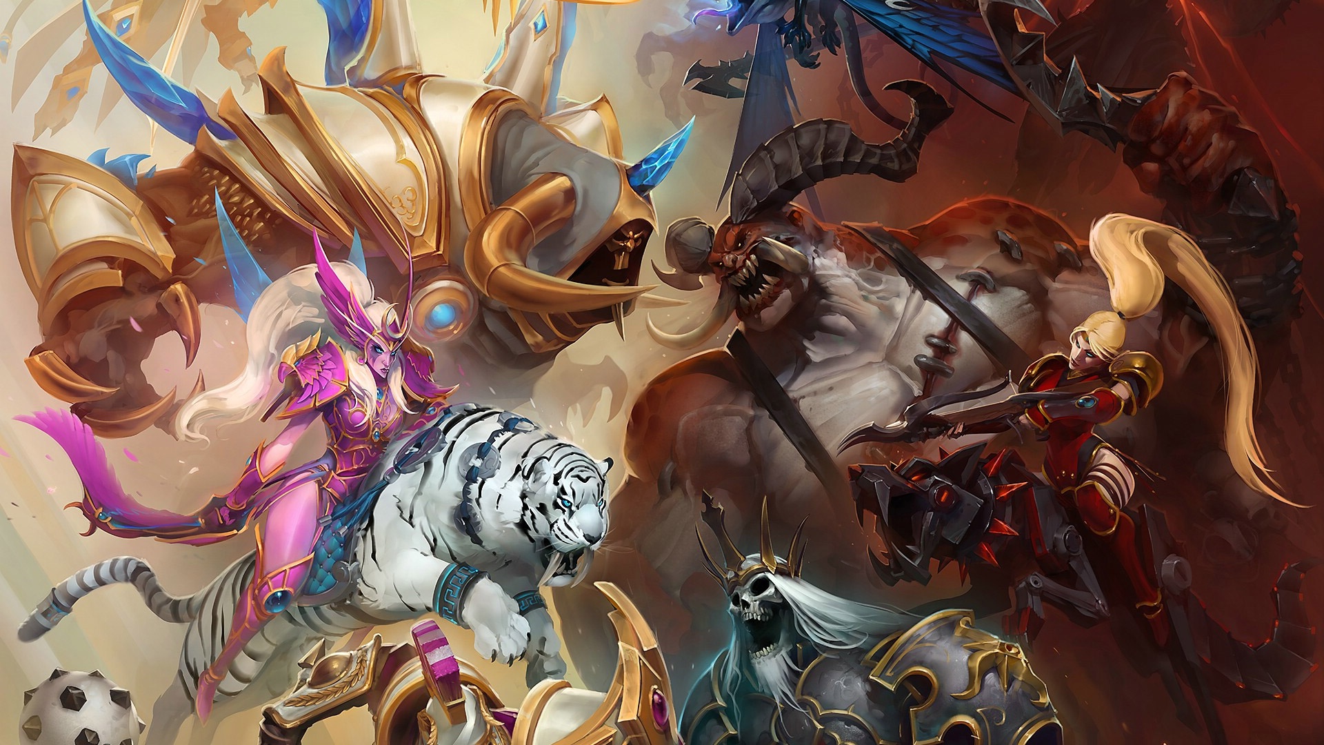 Heroes Of The Storm Eternal Conflict - HD Wallpaper 