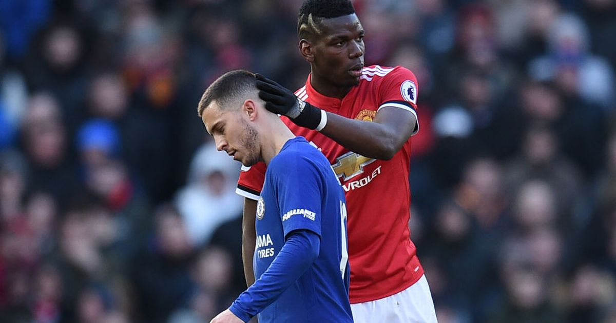 Eden Hazard And Pogba - HD Wallpaper 