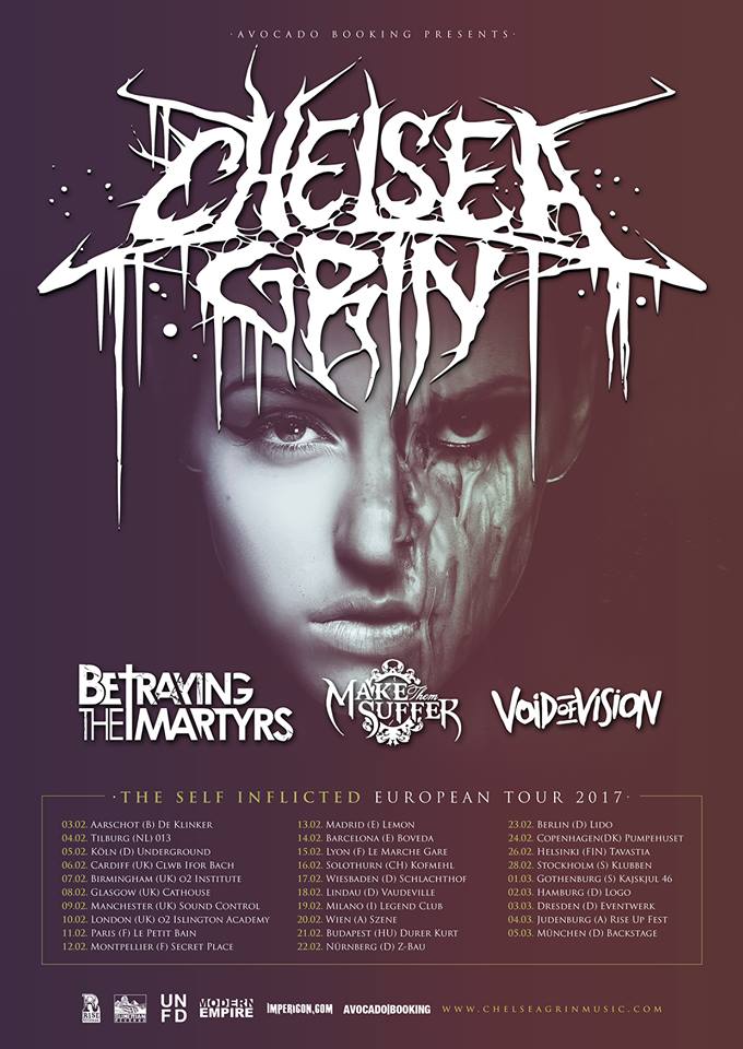 Chelsea Grin Eternal Nightmare Tour - HD Wallpaper 