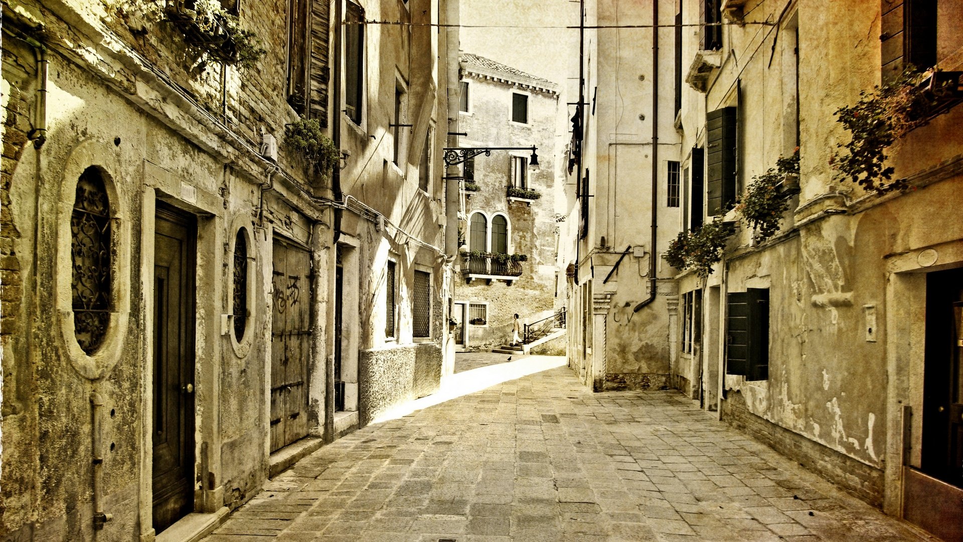 Free Alley High Quality Wallpaper Id - Venice Italy Streets Old - HD Wallpaper 