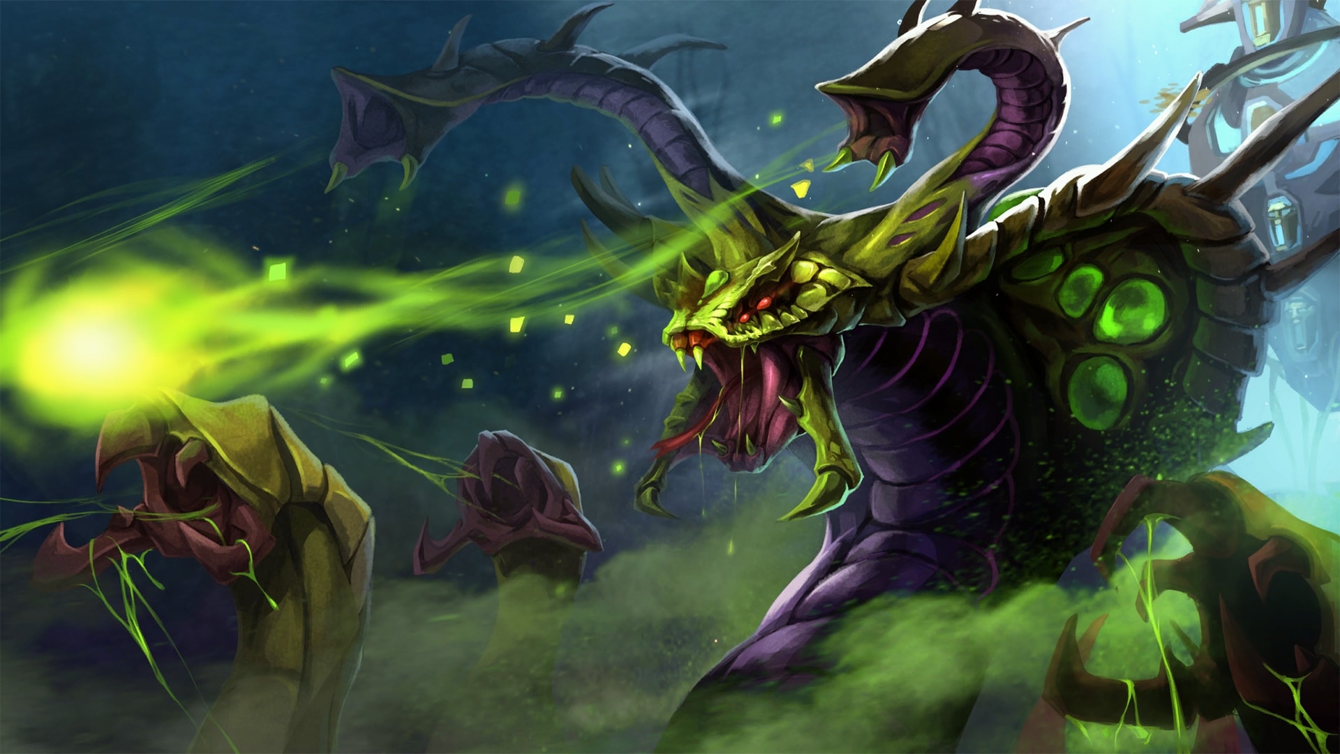 Venomancer Wallpapers - Dota 2 Heroes Loading Screens - HD Wallpaper 