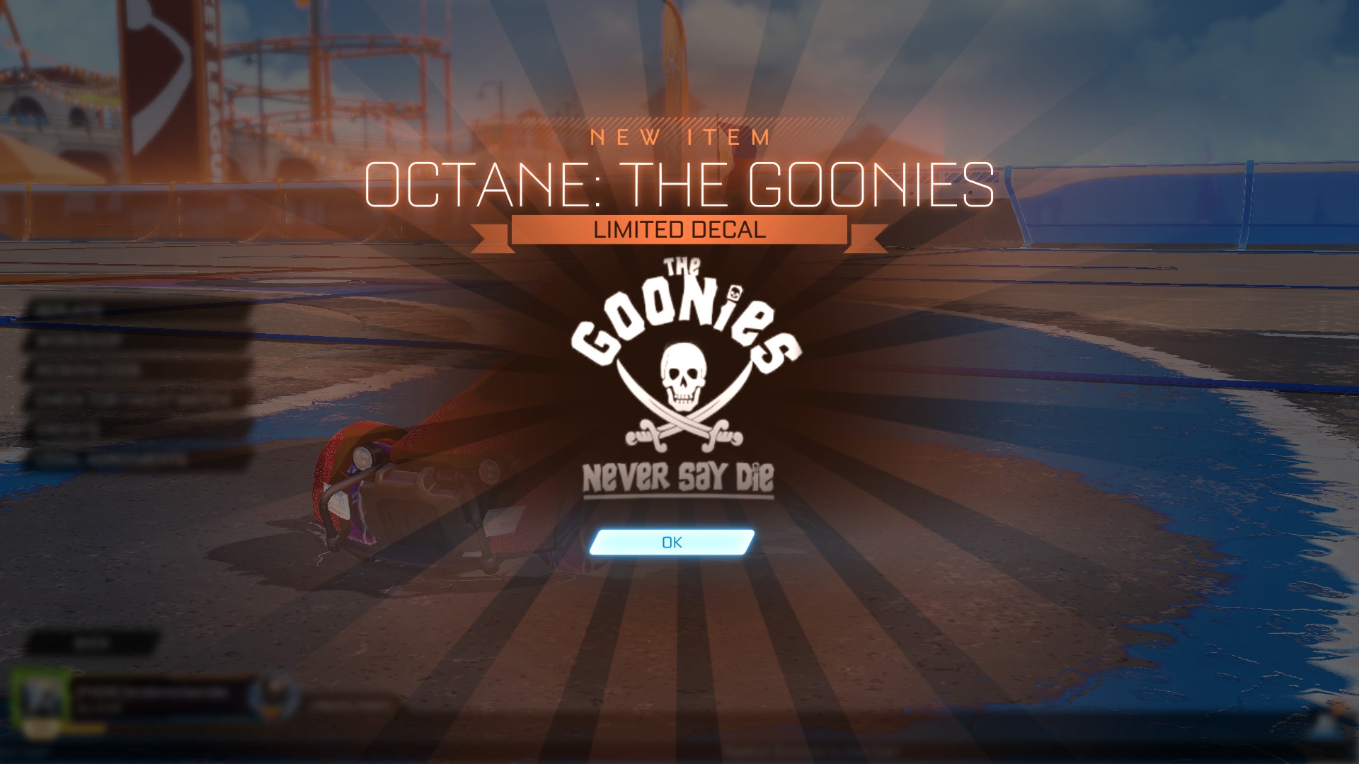 Goonies Decal Rocket League - HD Wallpaper 