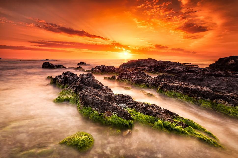 Long, Exposure, Manolo, Sea Wallpaper,sea Hd Wallpaper,sunset - Xperia Xz Long Exposure - HD Wallpaper 