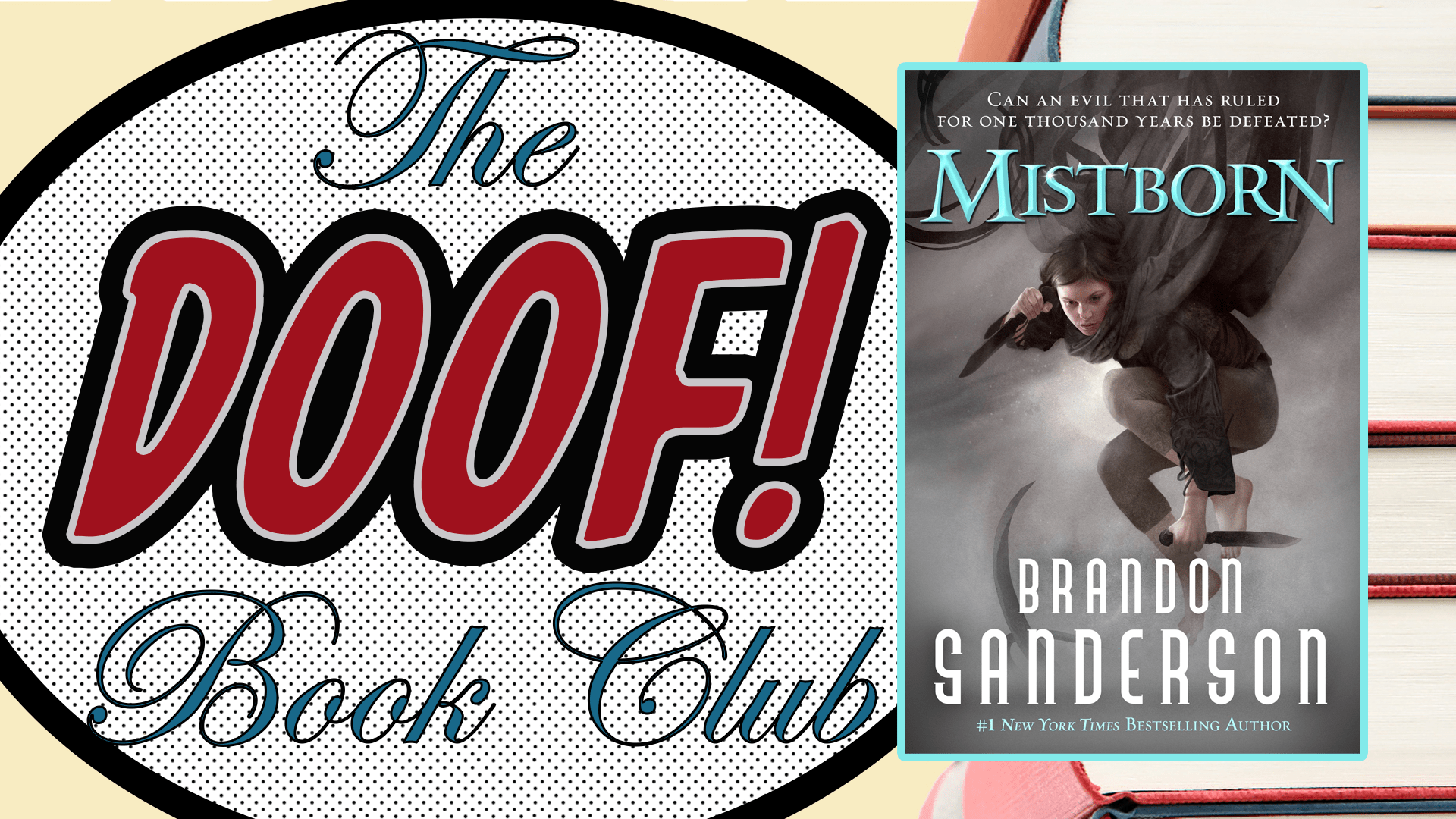 May Book Club Selection Mistborn By Brandon Sanderson - Flyer - HD Wallpaper 