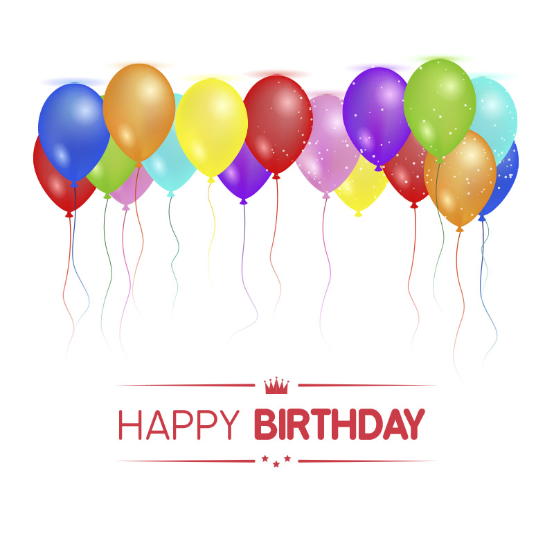 Happy Birthday To Me Wallpapers, Images And Quotes - Transparent Background Birthday Balloons Png - HD Wallpaper 