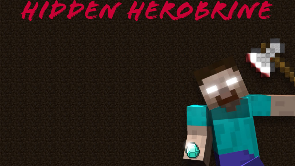 Minecraft Herobrine - HD Wallpaper 