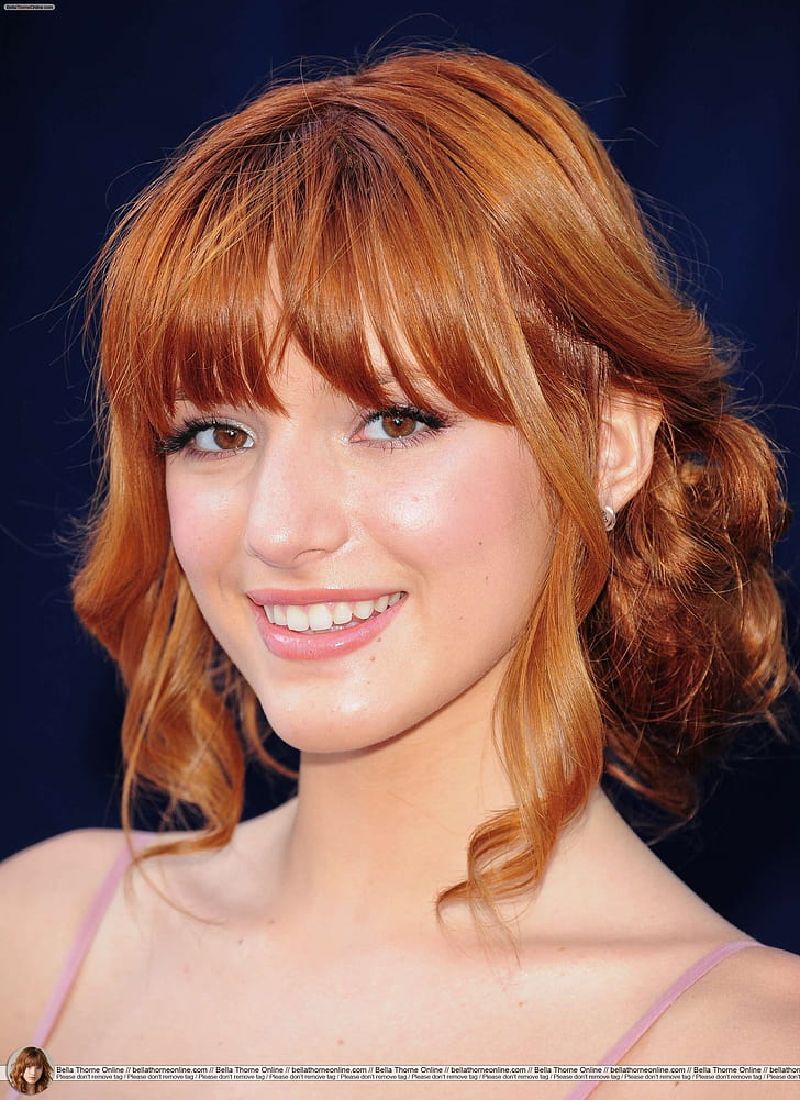 Women Redheads Smiling Bella Thorne People Redheads - Blond - HD Wallpaper 