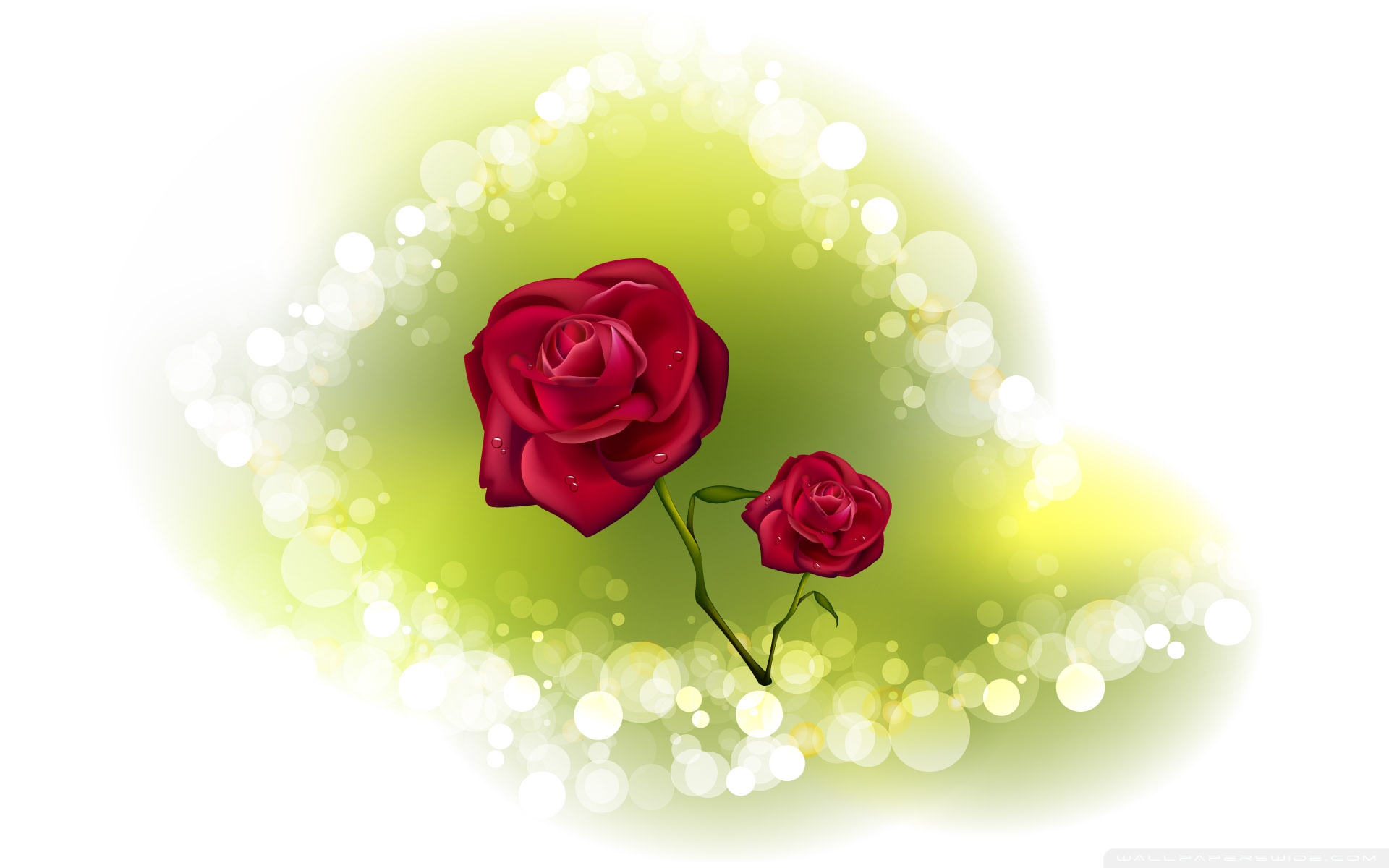 Valentine Roses Hd - HD Wallpaper 