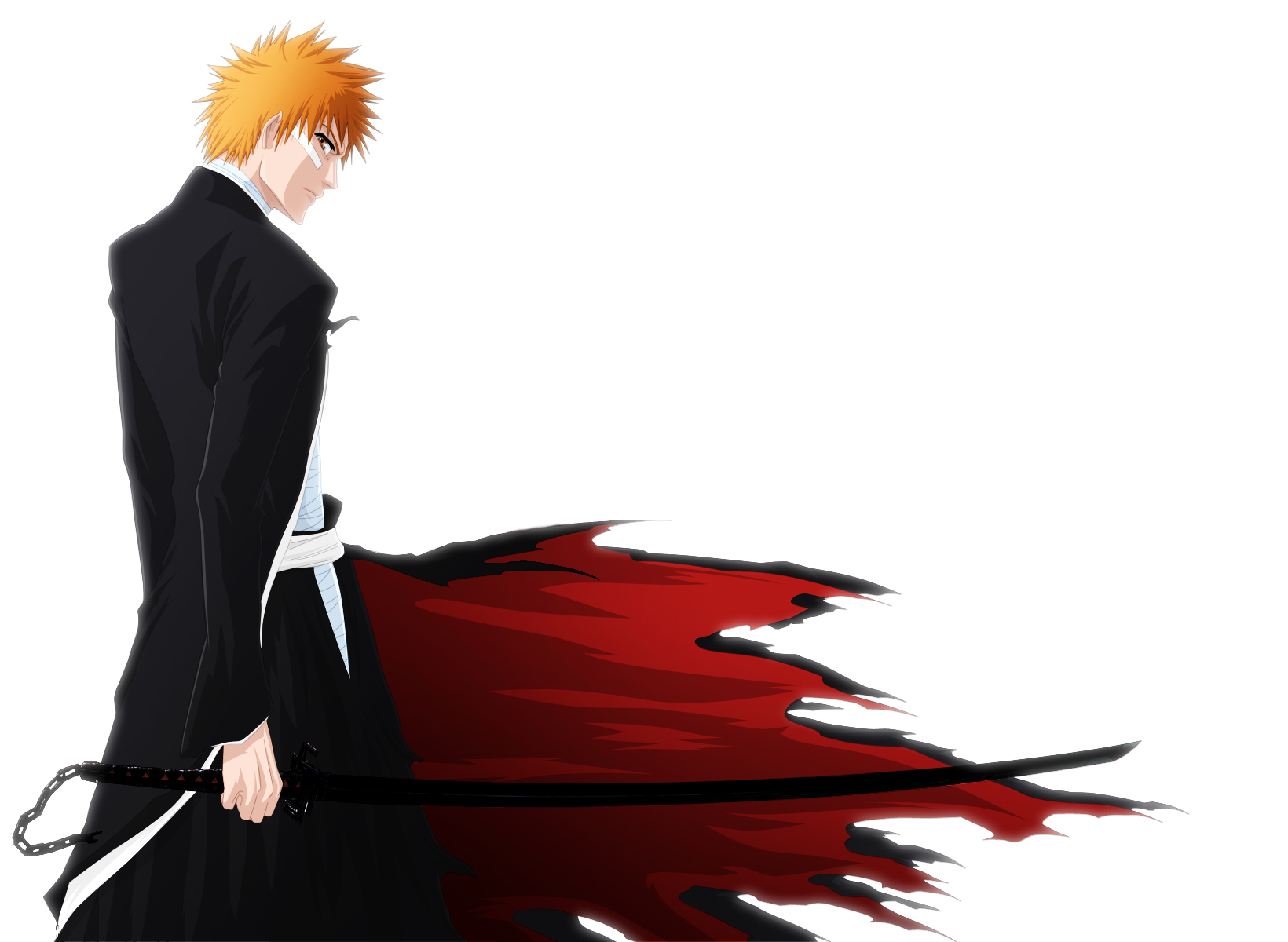 All Male Bleach Kurosaki Ichigo Male - Ichigo Kurosaki First Bankai - HD Wallpaper 