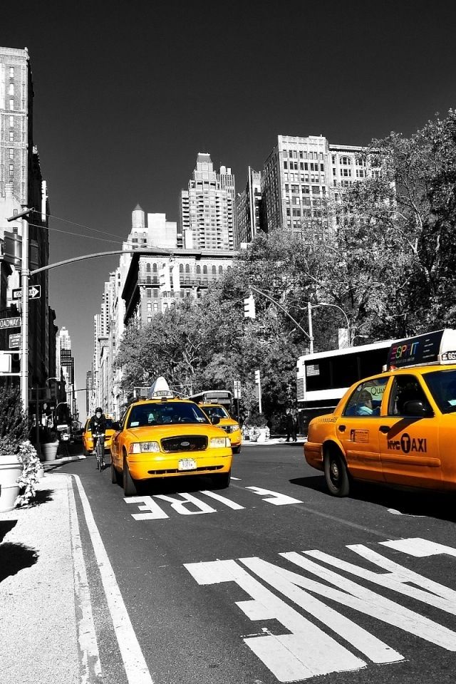 New York Wallpaper Taxi - HD Wallpaper 