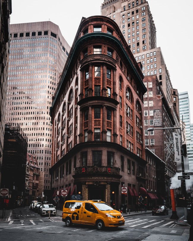 Taxi, Architecture, Urban, Street, Town - Tower Block - HD Wallpaper 