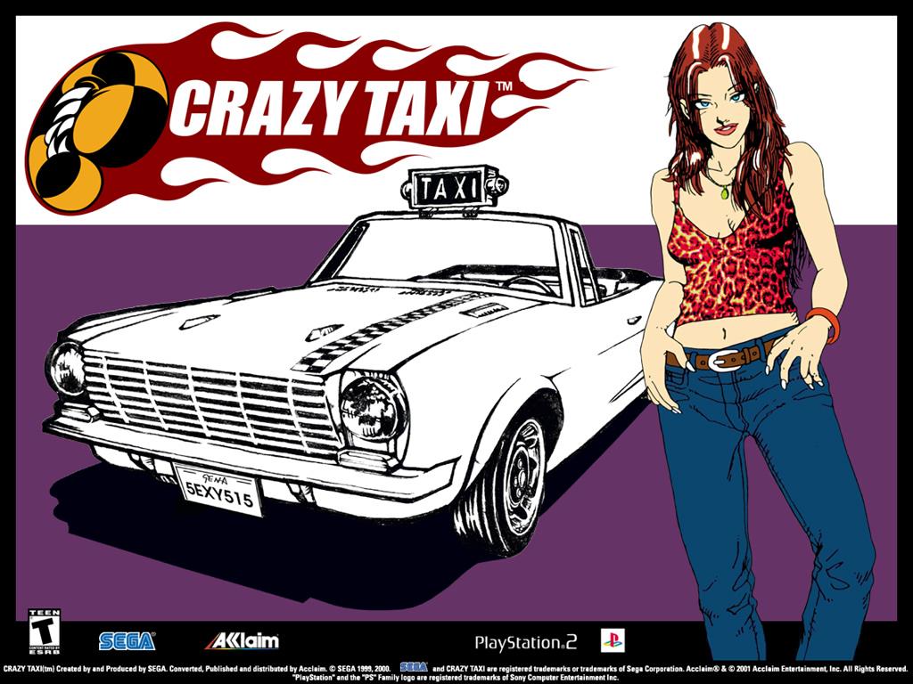 Crazy Taxi Wallpaper - Gina Crazy Taxi - HD Wallpaper 
