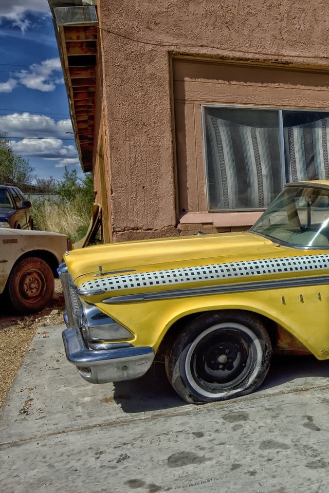 Edsel Ranger, Taxi Cab, Classic Car, Car, Yellow, Taxi - Taxicab - HD Wallpaper 