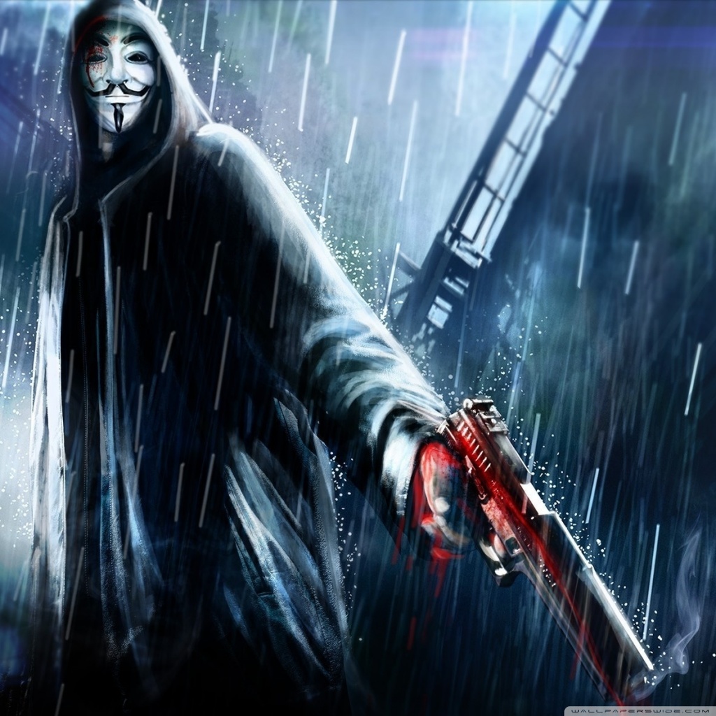 V For Vendetta - HD Wallpaper 