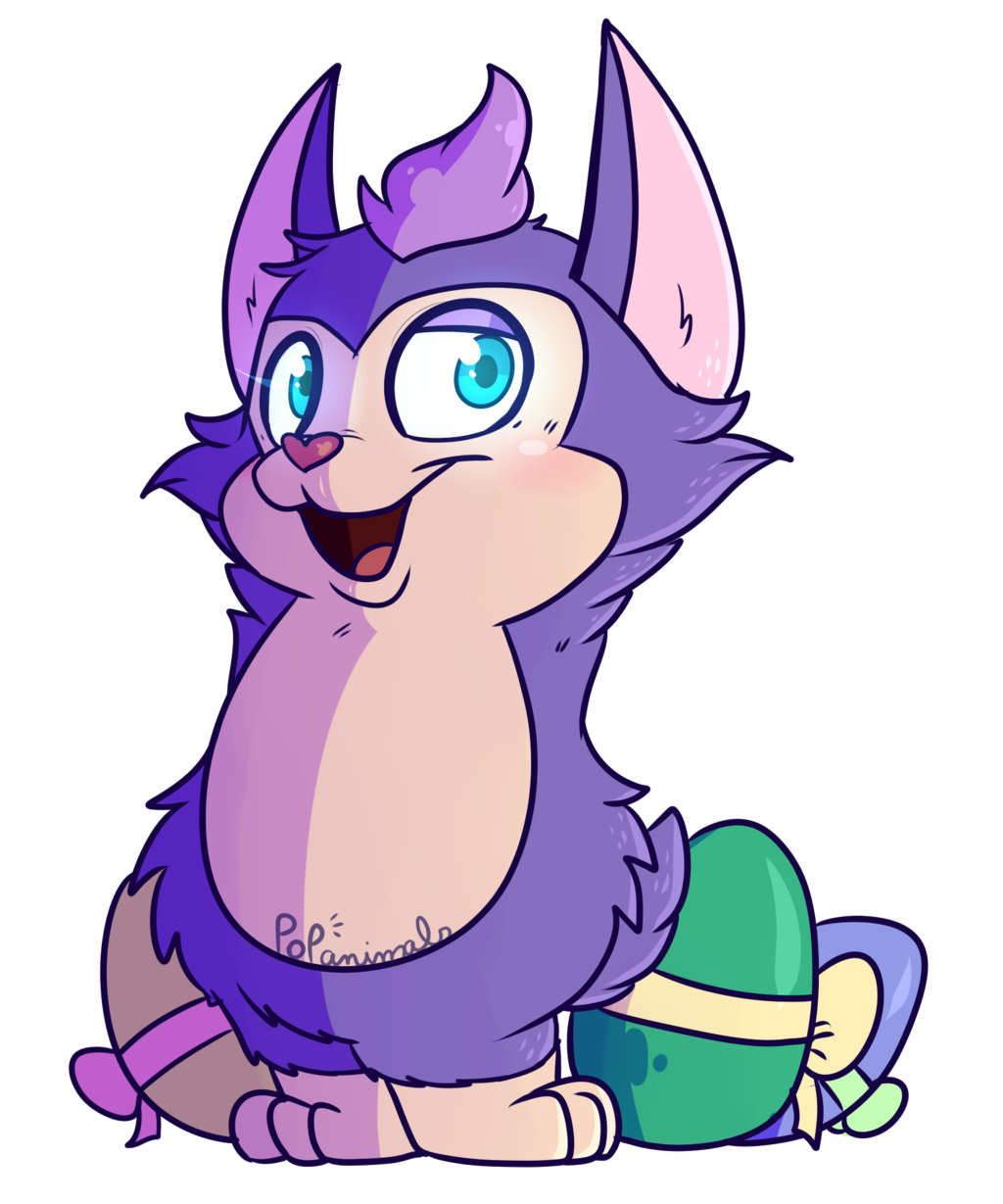 Tattletail Drawing Purple - Tattletail Fan Art - HD Wallpaper 