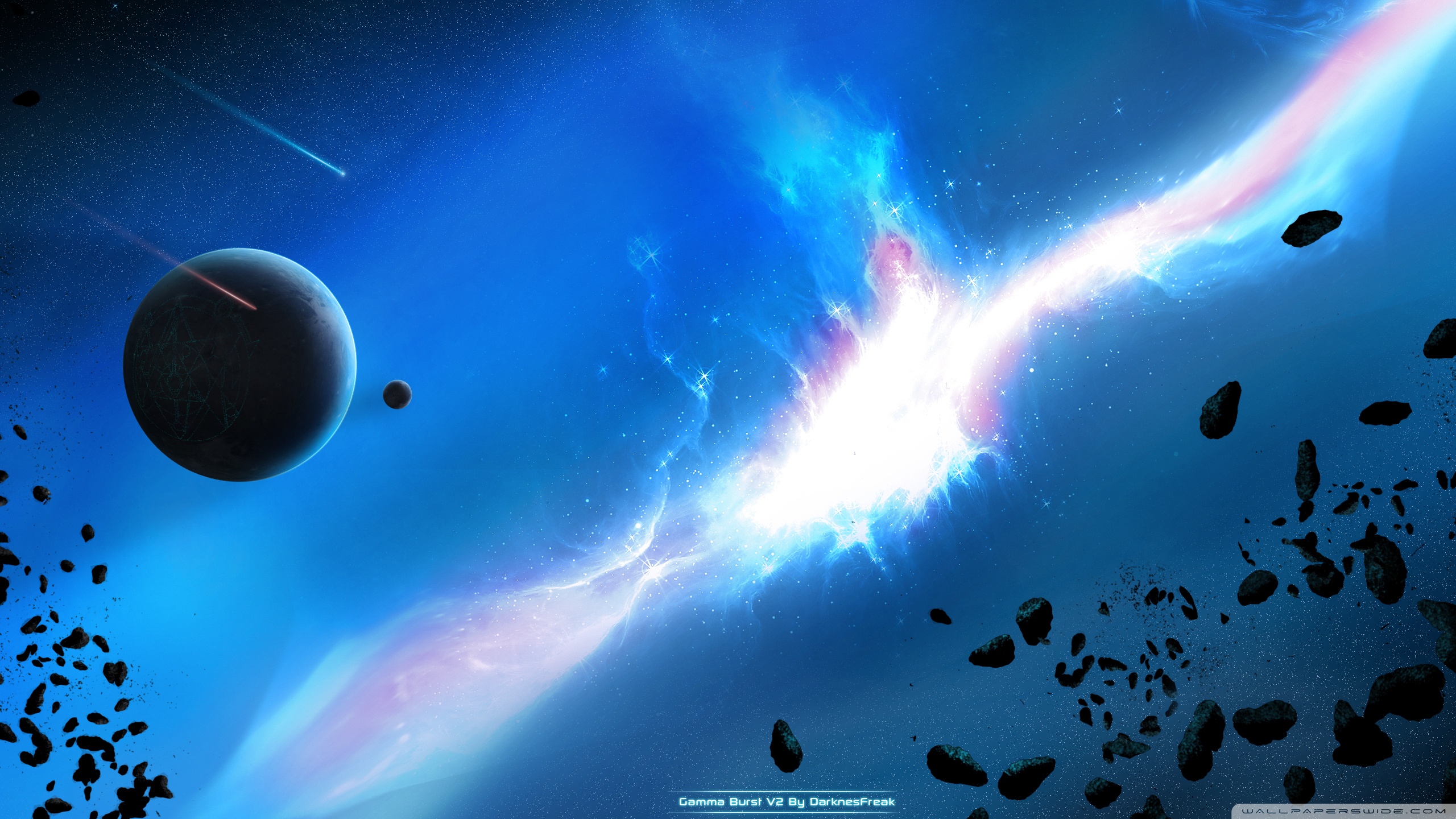 Hd Wallpapers For Pc 1920x1080 Space Gamma Burst - HD Wallpaper 