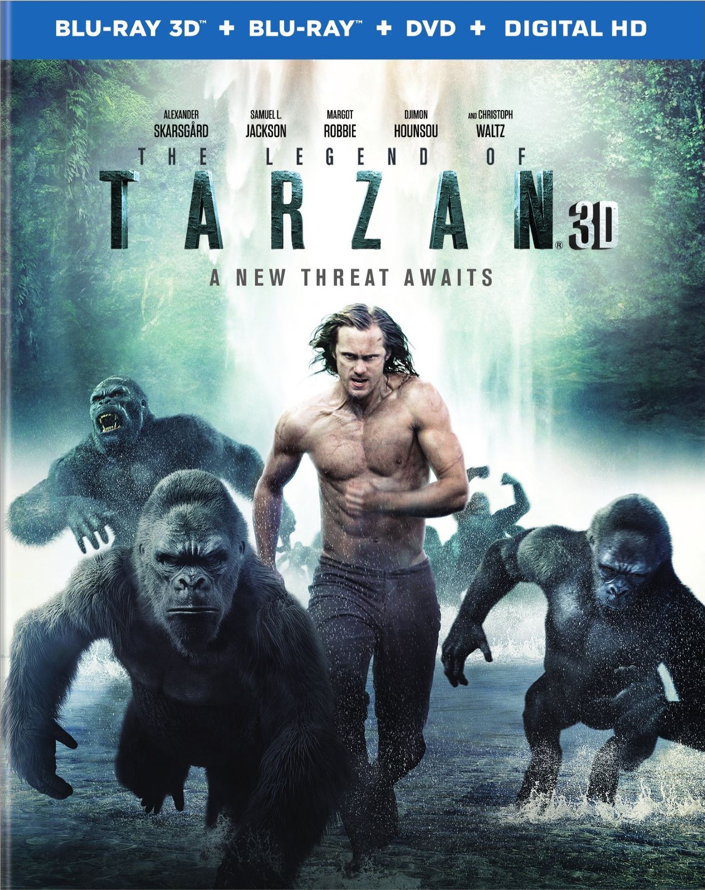 The Legend Of Tarzan Backgrounds, Compatible - Legend Of Tarzan 2016 Blu Ray - HD Wallpaper 
