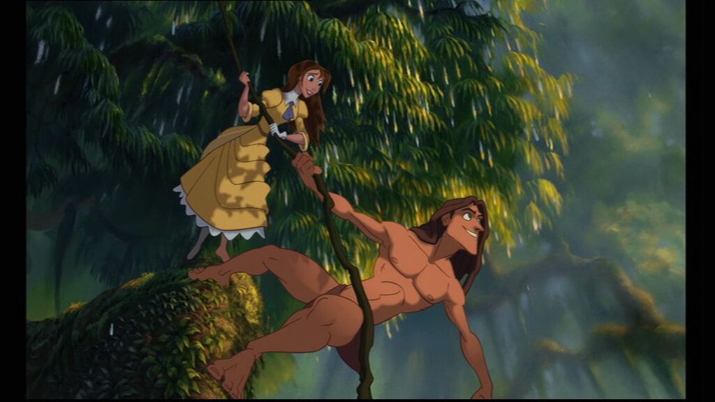 Walt Disney Tarzan - Tarzan Cartoon Wallpaper Hd - HD Wallpaper 