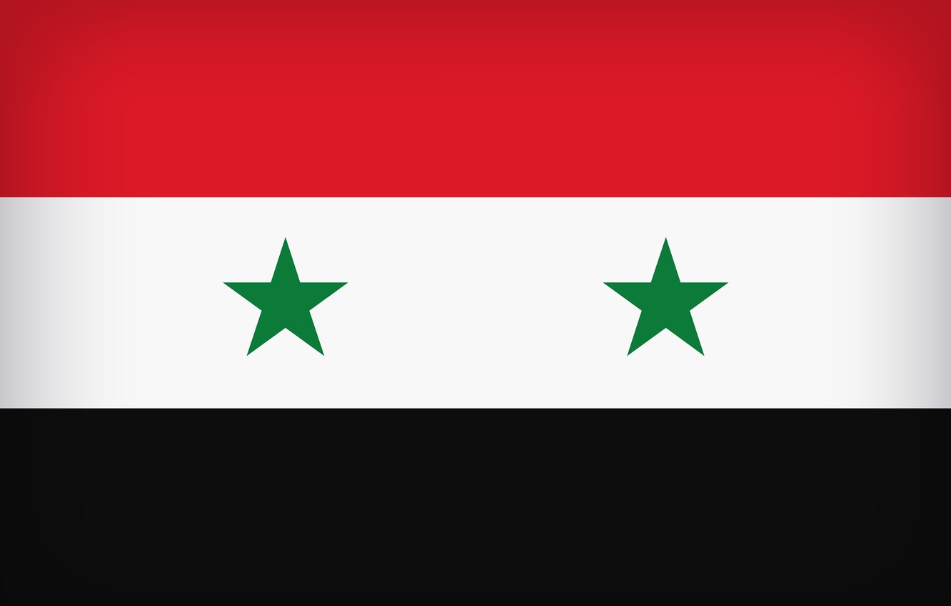 Photo Wallpaper Flag, Syria, Syrian Arab Republic, - Suriye Hakkında Bilgi - HD Wallpaper 