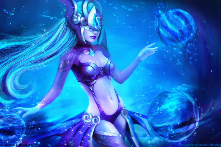 Atlantean Syndra - Syndra Dj Lol - HD Wallpaper 