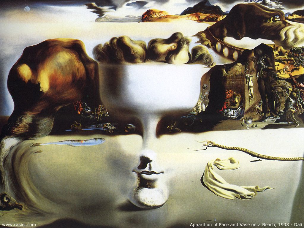 Dali Paintings - Surrealism Salvador Dali Rene Magritte - HD Wallpaper 