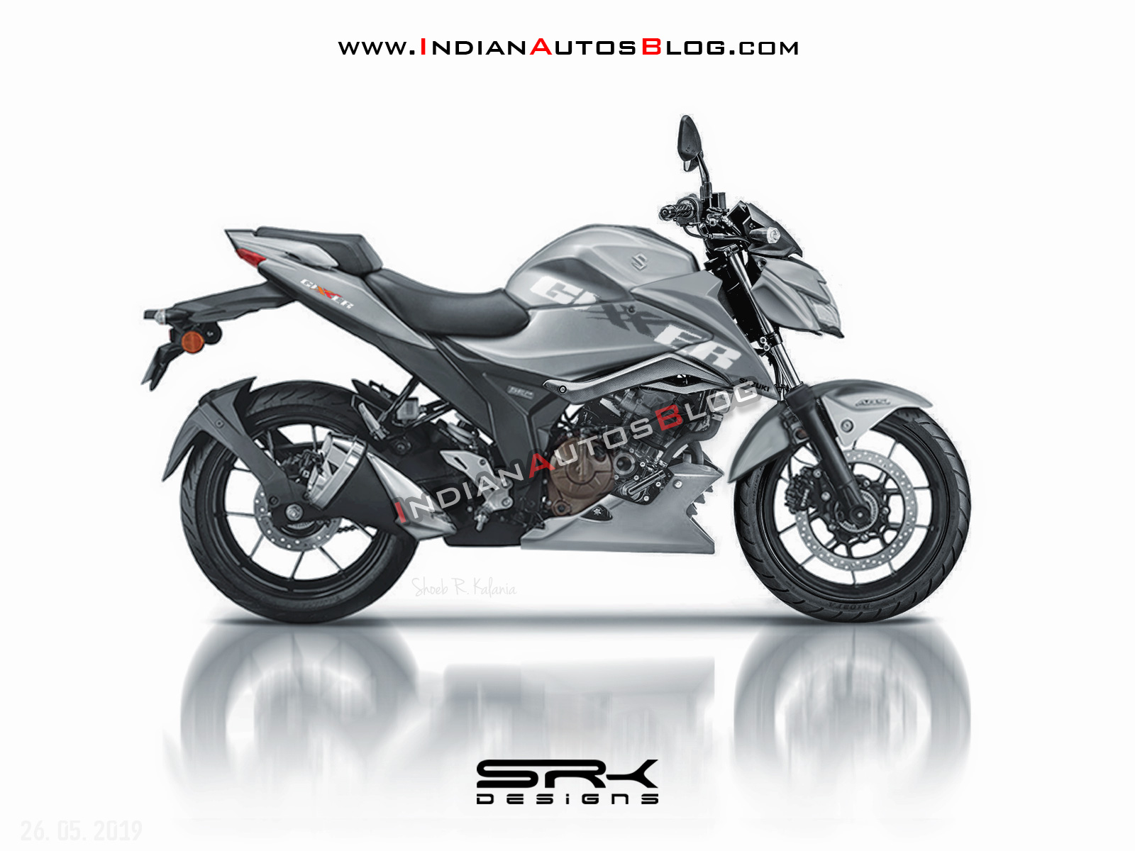 2019 Suzuki Gixxer 250 Iab Rendering - Suzuki Gixxer Sf 250cc Price In India - HD Wallpaper 