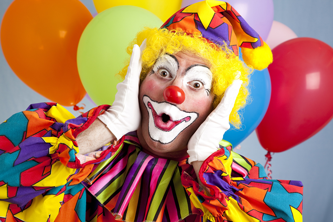 Surprised Clown - HD Wallpaper 