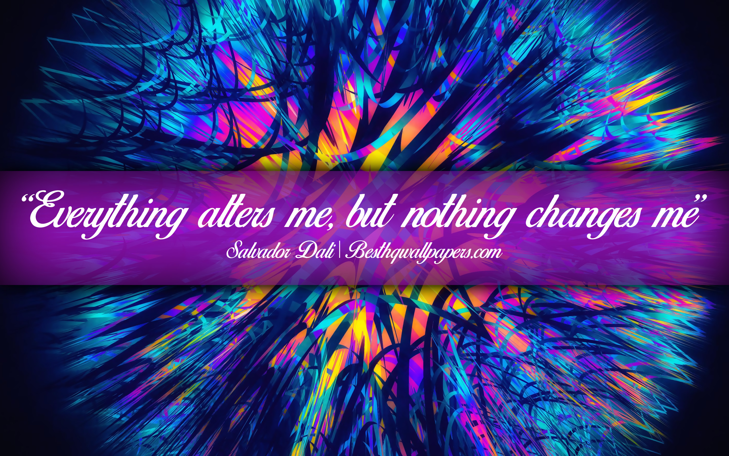 Everything Alters Me But Nothing Changes Me, Salvador - Abstract - HD Wallpaper 