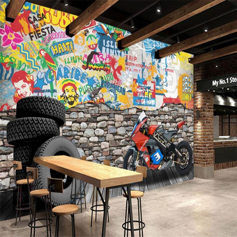 Деревяные Стены С Кирпичом - HD Wallpaper 