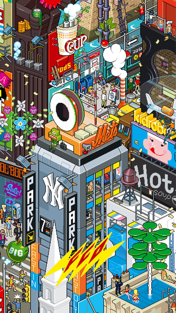 Cartoon, Habbo, And Hiphop Image - Eboy New York - HD Wallpaper 