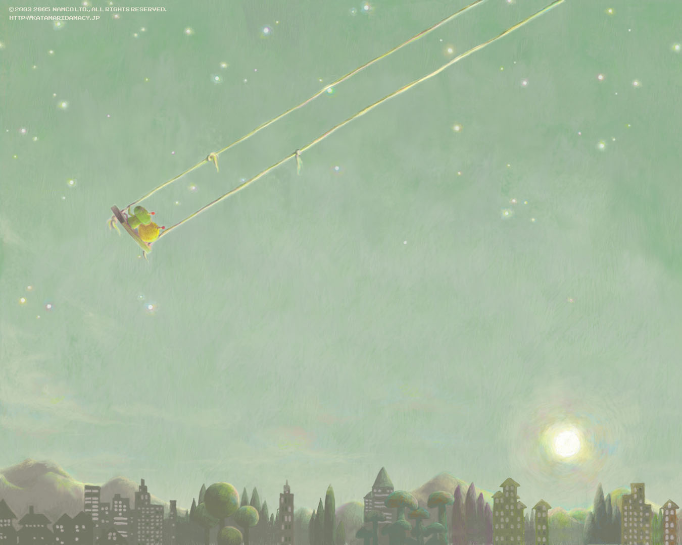 Prince On A Swing - Katamari Damacy - HD Wallpaper 