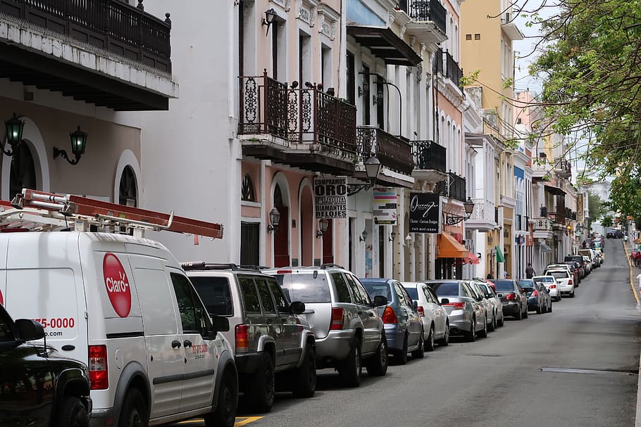 Puerto Rico, San Juan, Street, City, Architecture, - Apartment - HD Wallpaper 